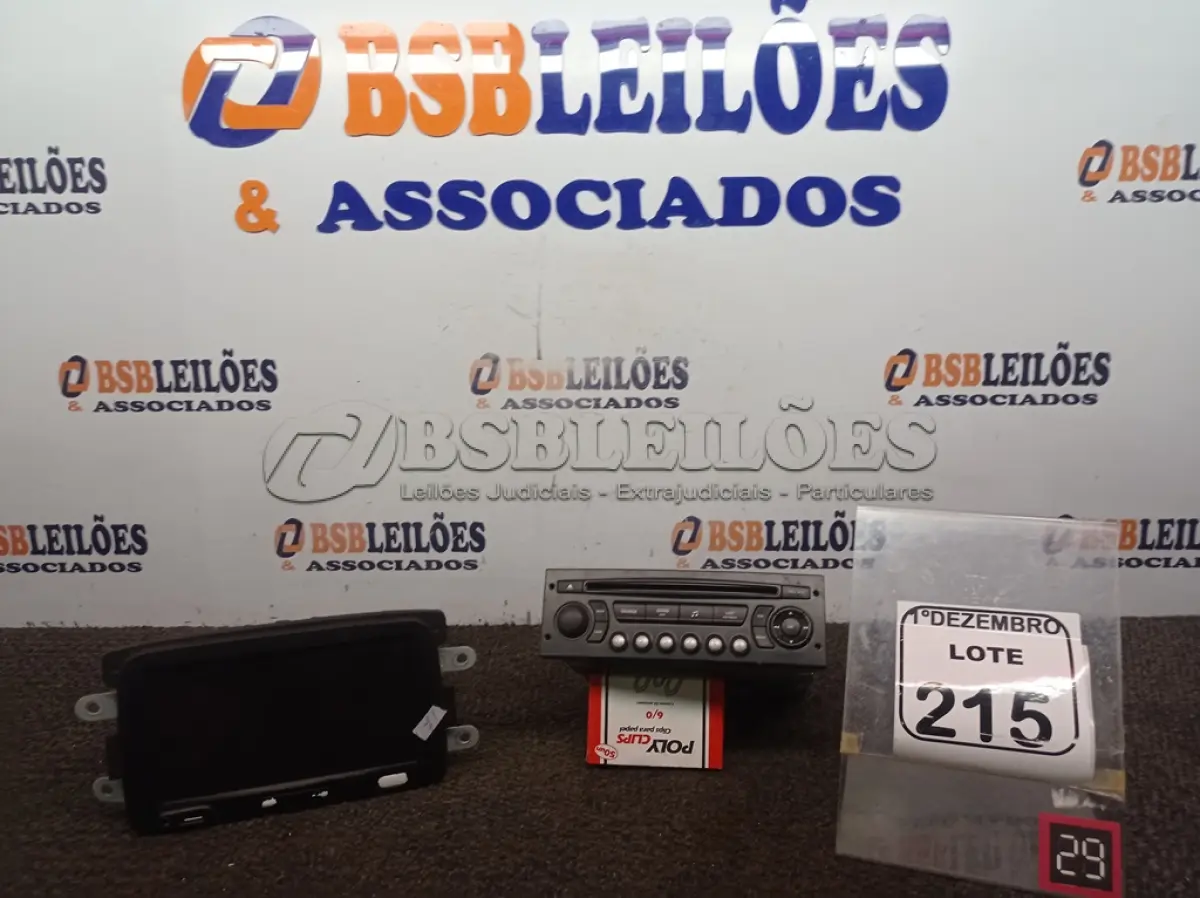 LOTE 215 - 02 SONS AUTOMOTIVOS MARCA RENAULT E BOSCH. (NO ESTADO) ATENÇÃO! FAZER A VISITAÇÃO ANTES DE ARREMATAR, NÃO SABEMOS SE FUNCIONA. LEILÃO NÃO TEM GARANTIA E NEM DEVOLUÇÃO, SUJEITO A POSSÍVEIS AVARIAS VISÍVEIS/OCULTAS E/OU AUSÊNCIA DE COMPONENTES.
