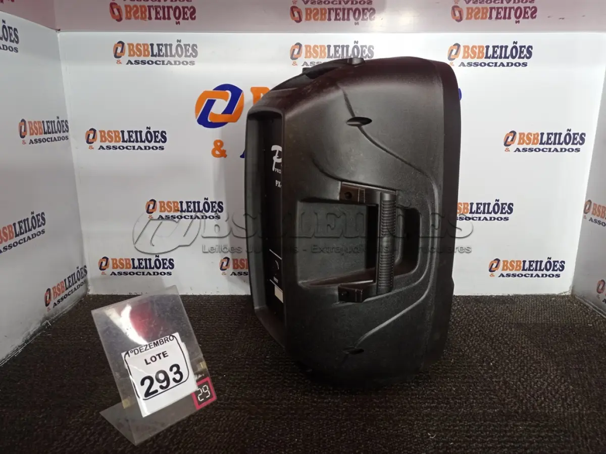 LOTE 293 - 01 CAIXA DE SOM PASSIVA MARCA PZ PRO ÁUDIO. (NO ESTADO) ATENÇÃO! FAZER A VISITAÇÃO ANTES DE ARREMATAR, NÃO SABEMOS SE FUNCIONA. LEILÃO NÃO TEM GARANTIA E NEM DEVOLUÇÃO, SUJEITO A POSSÍVEIS AVARIAS VISÍVEIS/OCULTAS E/OU AUSÊNCIA DE COMPONENTES.