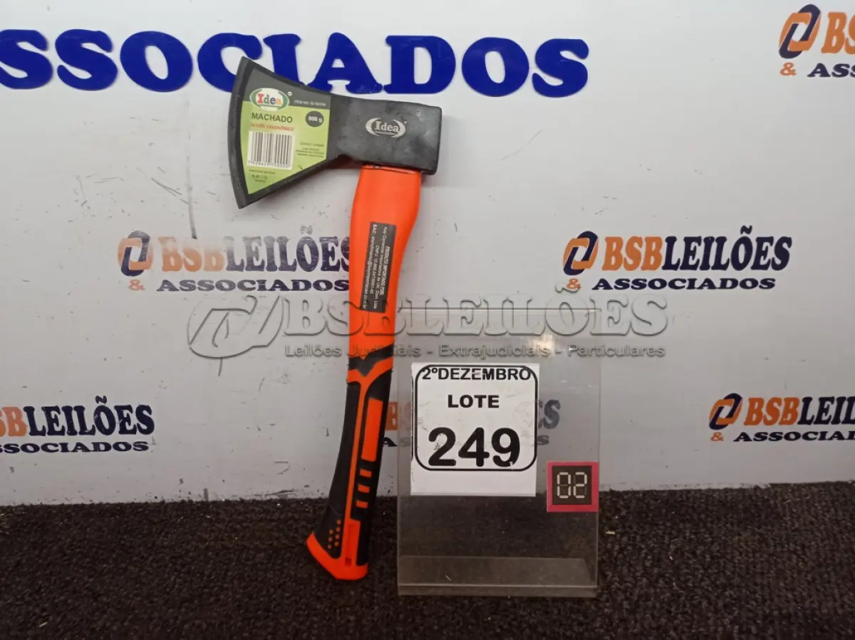 LOTE 249 - 01 MACHADINHA MARCA IDEA (NOVO). (NO ESTADO) ATENÇÃO! FAZER A VISITAÇÃO ANTES DE ARREMATAR, NÃO SABEMOS SE FUNCIONA. LEILÃO NÃO TEM GARANTIA E NEM DEVOLUÇÃO, SUJEITO A POSSÍVEIS AVARIAS VISÍVEIS/OCULTAS E/OU AUSÊNCIA DE COMPONENTES.