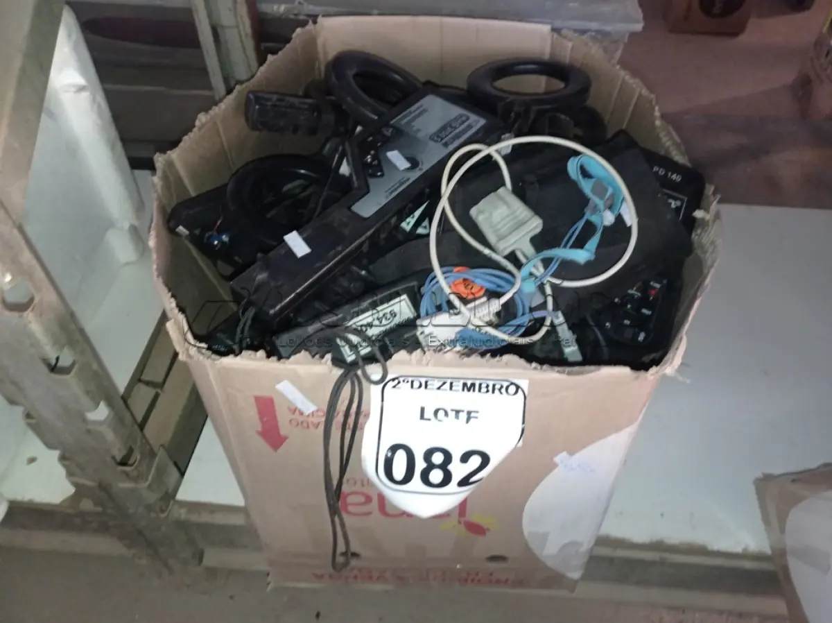 LOTE 082 - 01 LOTE C/GRANDE QUANTIDADE DE DETECTORES DE METAIS MARCAS E MODELOS DIVERSOS. (NO ESTADO) ATENÇÃO! FAZER A VISITAÇÃO ANTES DE ARREMATAR, NÃO SABEMOS SE FUNCIONA. LEILÃO NÃO TEM GARANTIA E NEM DEVOLUÇÃO, SUJEITO A POSSÍVEIS AVARIAS VISÍVEIS/OCULTAS E/OU AUSÊNCIA DE COMPONENTES.