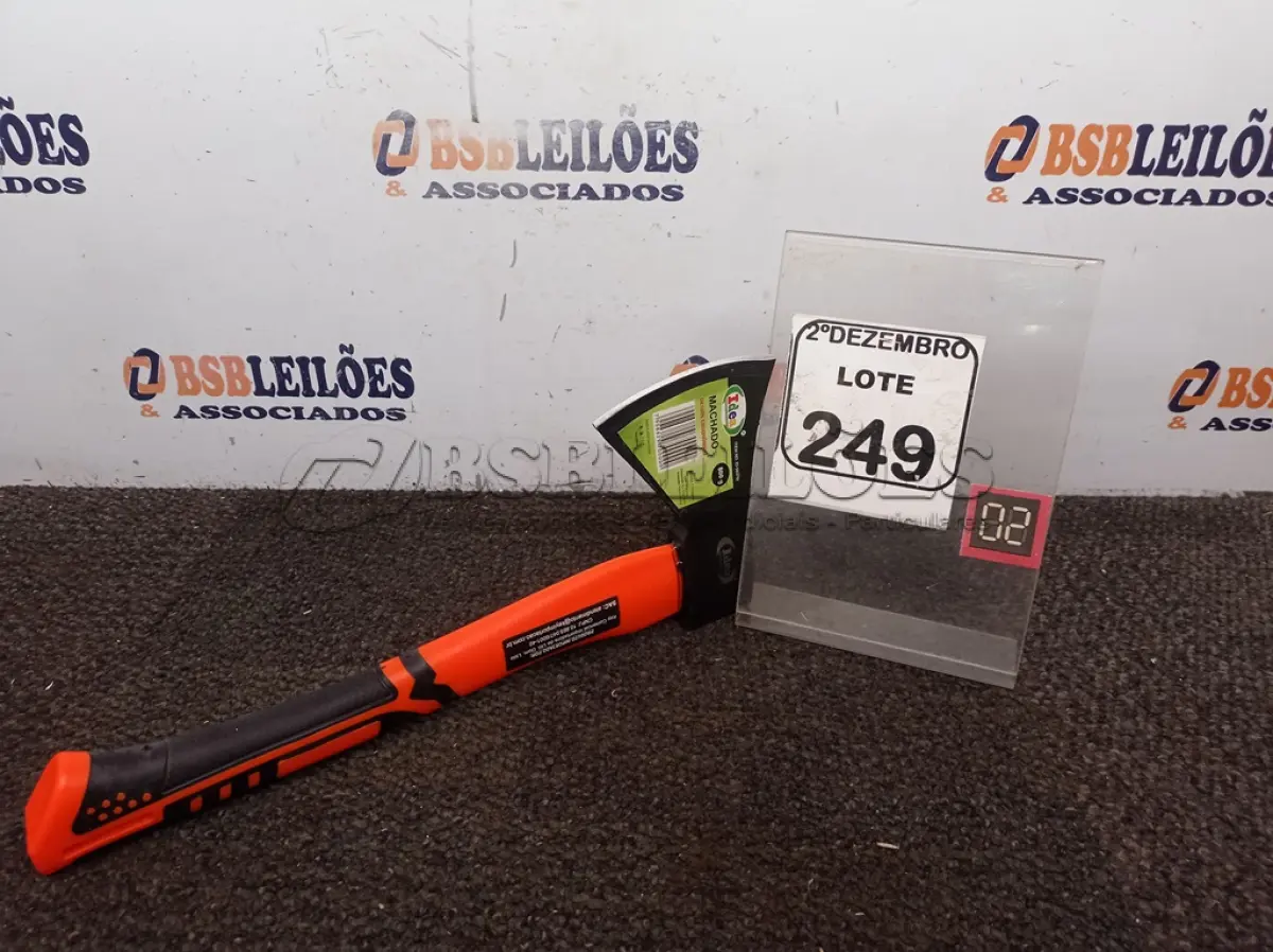 LOTE 249 - 01 MACHADINHA MARCA IDEA (NOVO). (NO ESTADO) ATENÇÃO! FAZER A VISITAÇÃO ANTES DE ARREMATAR, NÃO SABEMOS SE FUNCIONA. LEILÃO NÃO TEM GARANTIA E NEM DEVOLUÇÃO, SUJEITO A POSSÍVEIS AVARIAS VISÍVEIS/OCULTAS E/OU AUSÊNCIA DE COMPONENTES.