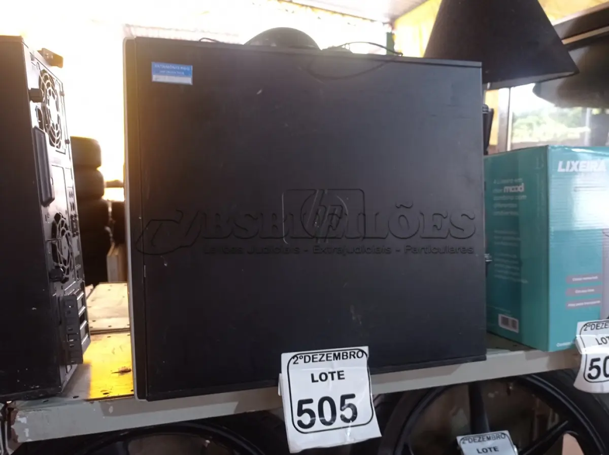 LOTE 505 - 02 CPU’S MARCA HP E 02 MOUSES. (NO ESTADO) ATENÇÃO! FAZER A VISITAÇÃO ANTES DE ARREMATAR, NÃO SABEMOS SE FUNCIONA. LEILÃO NÃO TEM GARANTIA E NEM DEVOLUÇÃO, SUJEITO A POSSÍVEIS AVARIAS VISÍVEIS/OCULTAS E/OU AUSÊNCIA DE COMPONENTES.