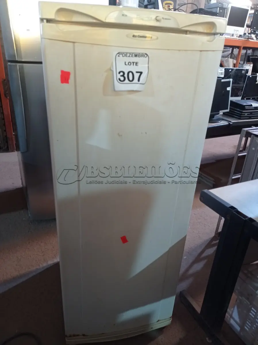 LOTE 307 - 01 GELADEIRA MARCA CONTINENTAL 220V. (NO ESTADO) ATENÇÃO! FAZER A VISITAÇÃO ANTES DE ARREMATAR, NÃO SABEMOS SE FUNCIONA. LEILÃO NÃO TEM GARANTIA E NEM DEVOLUÇÃO, SUJEITO A POSSÍVEIS AVARIAS VISÍVEIS/OCULTAS E/OU AUSÊNCIA DE COMPONENTES.
