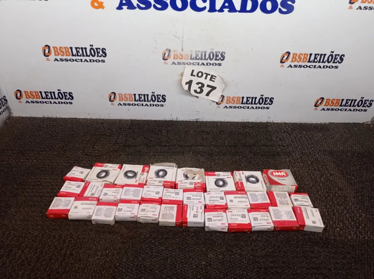 LOTE 137 - 32 – ROLAMENTOS AUTOMOTIVO DIVERSOS (NO ESTADO, NÃO SABEMOS SE FUNCIONA. LEILÃO NÃO TEM GARANTIA E NEM DEVOLUÇÃO, SUJEITO A POSSÍVEIS AVARIAS VISÍVEIS/OCULTAS E/OU AUSÊNCIA DE COMPONENTES)