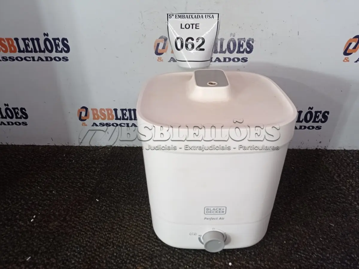LOTE 062 - 01 UMIDIFICADOR (HUMIDIFIER). (NO ESTADO EM QUE SE ENCONTRA. SUJEITO A AVARIAS OCULTAS/VISÍVEIS.)