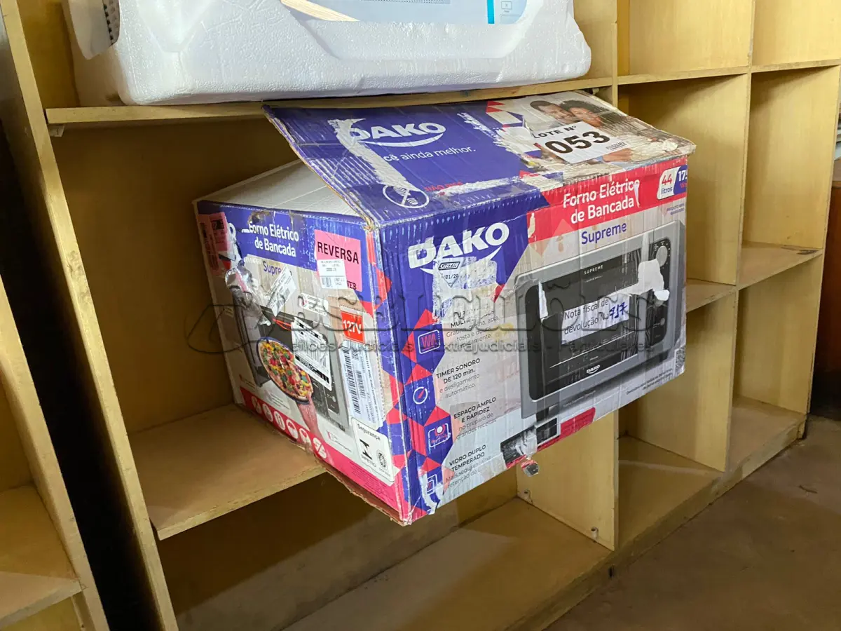 LOTE 053 - 01 - FORNO ELÉTRICO DE BANCADA 44L DAKO SUPREME GRILL - 110 VOLTS (NO ESTADO, NÃO SABEMOS SE FUNCIONA. LEILÃO NÃO TEM GARANTIA E NEM DEVOLUÇÃO, SUJEITO A POSSÍVEIS AVARIAS VISÍVEIS/OCULTAS E/OU AUSÊNCIA DE COMPONENTES)