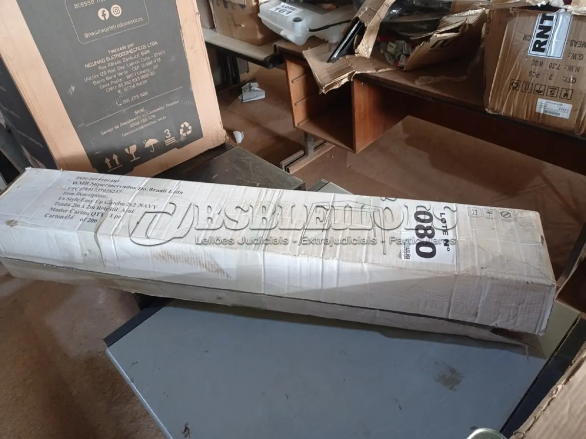 LOTE 080 - 01 - TENDA GAZEBO 2 X 2 MTS DOBRÁVEL SANFONADA RETRÁTIL FÁCIL AZUL (NO ESTADO, NÃO SABEMOS SE FUNCIONA. LEILÃO NÃO TEM GARANTIA E NEM DEVOLUÇÃO, SUJEITO A POSSÍVEIS AVARIAS VISÍVEIS/OCULTAS E/OU AUSÊNCIA DE COMPONENTES)