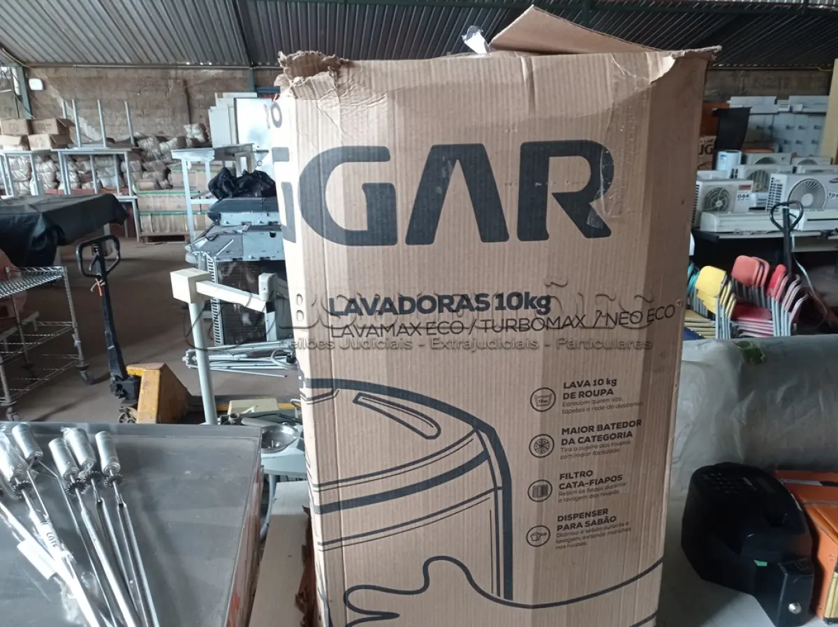 LOTE 073 - 01 - LAVADORA SUGGAR 10KG 110V (NO ESTADO, NÃO SABEMOS SE FUNCIONA. LEILÃO NÃO TEM GARANTIA E NEM DEVOLUÇÃO, SUJEITO A POSSÍVEIS AVARIAS VISÍVEIS/OCULTAS E/OU AUSÊNCIA DE COMPONENTES)