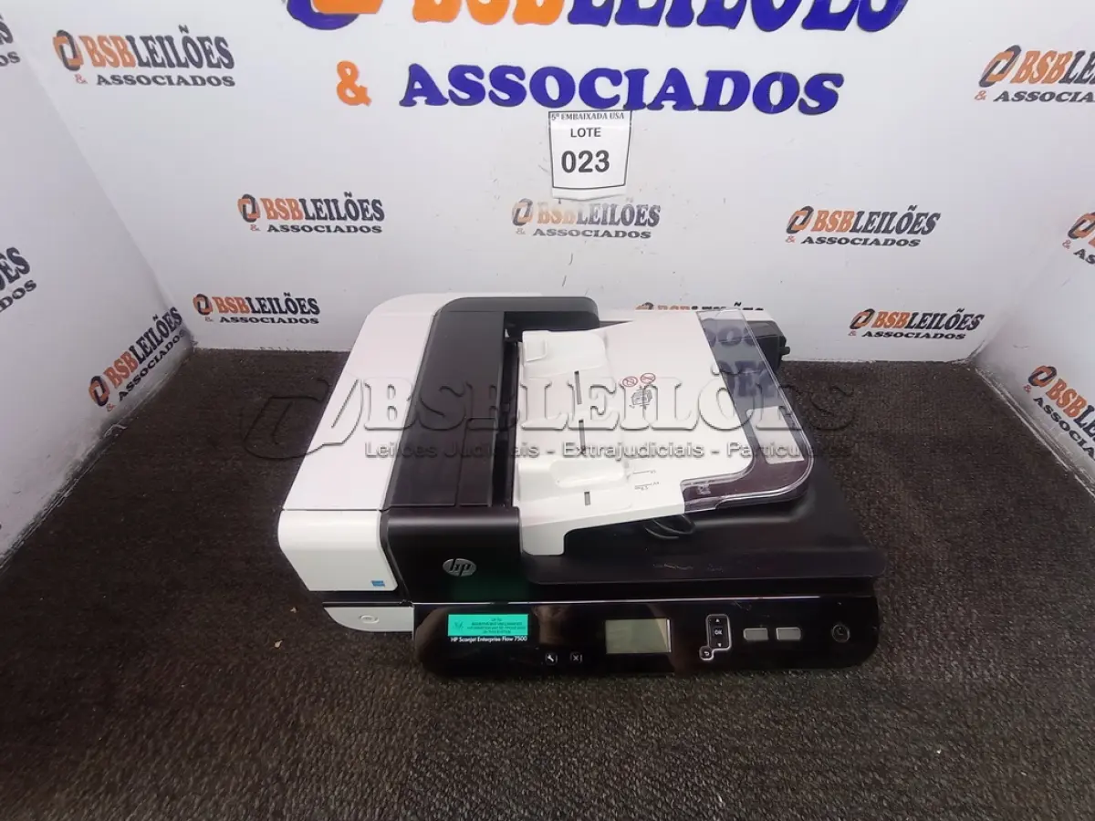 LOTE 023 - 01 SCANNER HP 7.500 (PRITNER HP). (NO ESTADO EM QUE SE ENCONTRA. SUJEITO A AVARIAS OCULTAS/VISÍVEIS.)