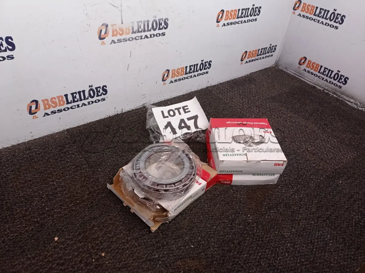 LOTE 147 - 05 - ROLAMENTOS 32216.J42A4 FAG (NO ESTADO, NÃO SABEMOS SE FUNCIONA. LEILÃO NÃO TEM GARANTIA E NEM DEVOLUÇÃO, SUJEITO A POSSÍVEIS AVARIAS VISÍVEIS/OCULTAS E/OU AUSÊNCIA DE COMPONENTES)