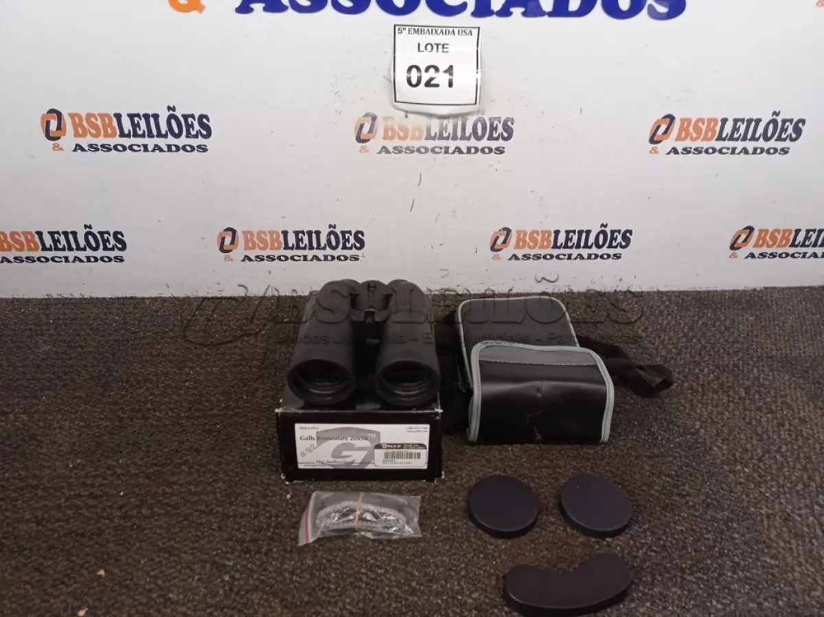 LOTE 021 - BINOCULARS GALLS 20X50. (NO ESTADO EM QUE SE ENCONTRA. SUJEITO A AVARIAS OCULTAS/VISÍVEIS.)