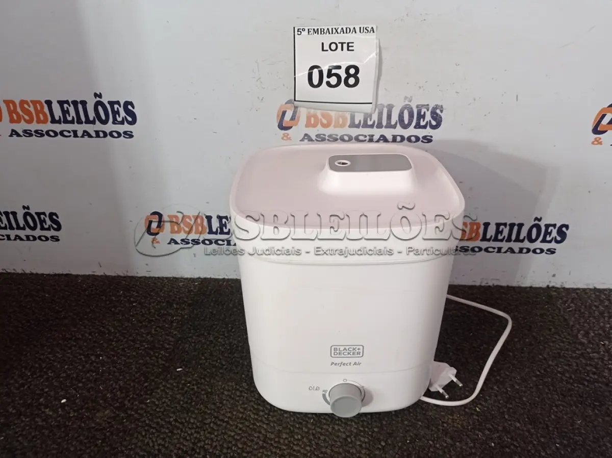 LOTE 058 - 01 UMIDIFICADOR (HUMIDIFIER). (NO ESTADO EM QUE SE ENCONTRA. SUJEITO A AVARIAS OCULTAS/VISÍVEIS.)