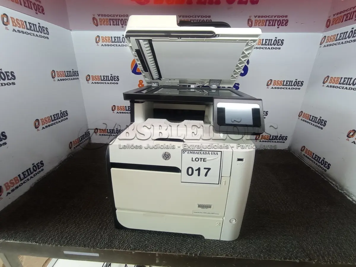 LOTE 017 - 01 IMPRESSORA HP LASERJET PRO 400 COLOR MFP M475DN (HP PRINTER). (NO ESTADO EM QUE SE ENCONTRA. SUJEITO A AVARIAS OCULTAS/VISÍVEIS.) CND8F6NBP1