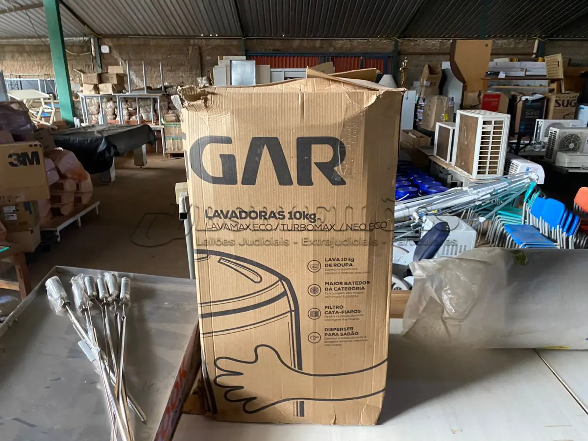 LOTE 073 - 01 - LAVADORA SUGGAR 10KG 110V (NO ESTADO, NÃO SABEMOS SE FUNCIONA. LEILÃO NÃO TEM GARANTIA E NEM DEVOLUÇÃO, SUJEITO A POSSÍVEIS AVARIAS VISÍVEIS/OCULTAS E/OU AUSÊNCIA DE COMPONENTES)