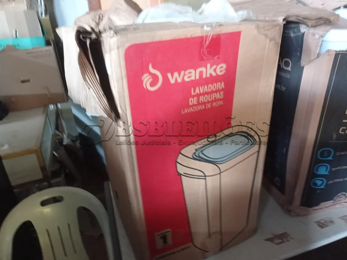 LOTE 106 - 01 - LAVADORA WANKE 10KG 110V (NO ESTADO, NÃO SABEMOS SE FUNCIONA. LEILÃO NÃO TEM GARANTIA E NEM DEVOLUÇÃO, SUJEITO A POSSÍVEIS AVARIAS VISÍVEIS/OCULTAS E/OU AUSÊNCIA DE COMPONENTES)