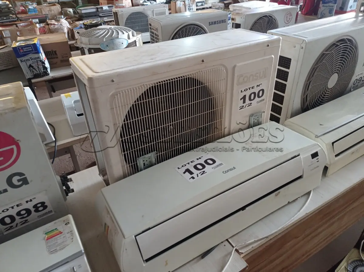 LOTE 100 - 01 KIT AR-CONDICIONADO CONSUL 12000 BTUS (NO ESTADO, NÃO SABEMOS SE FUNCIONA. LEILÃO NÃO TEM GARANTIA E NEM DEVOLUÇÃO, SUJEITO A POSSÍVEIS AVARIAS VISÍVEIS/OCULTAS E/OU AUSÊNCIA DE COMPONENTES)
