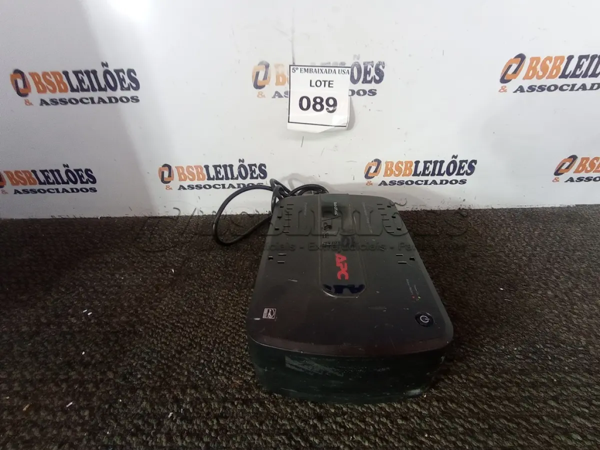 LOTE 089 - 01 NOBREAK UPS650. (NO ESTADO EM QUE SE ENCONTRA. SUJEITO A AVARIAS OCULTAS/VISÍVEIS.)