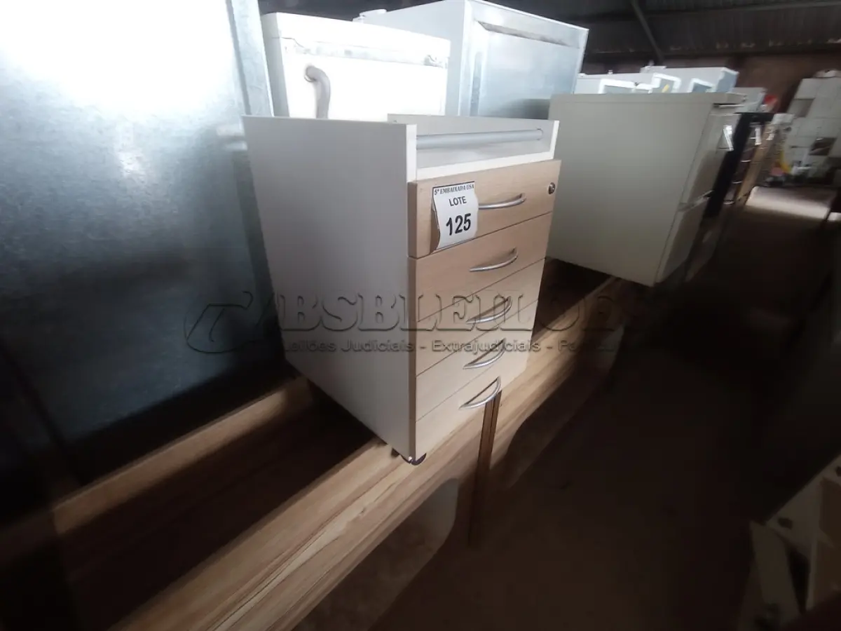 LOTE 125 - 01 GAVETEIRO (DRAWER). (NO ESTADO EM QUE SE ENCONTRA. SUJEITO A AVARIAS OCULTAS/VISÍVEIS.)