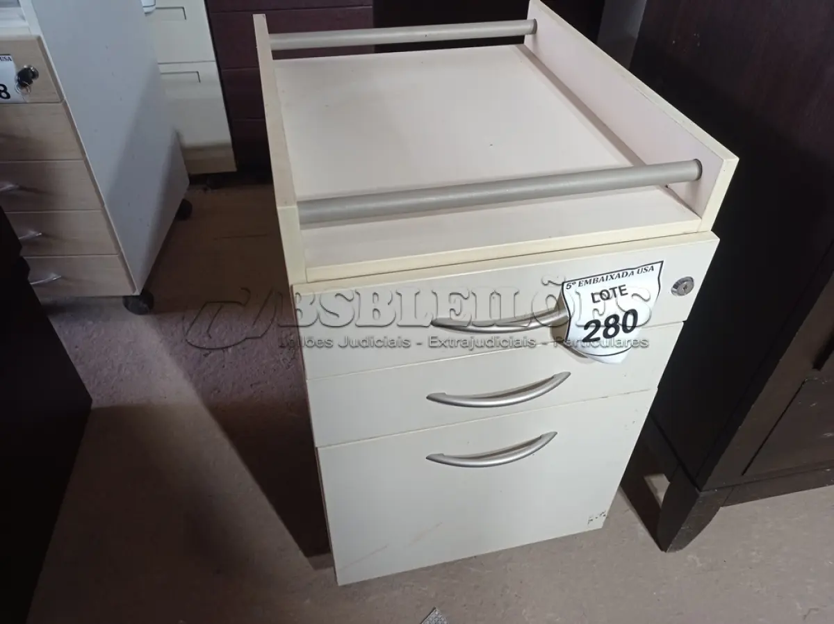 LOTE 280 - 01 GAVETEIRO (DRAWER). (NO ESTADO EM QUE SE ENCONTRA. SUJEITO A AVARIAS OCULTAS/VISÍVEIS.)