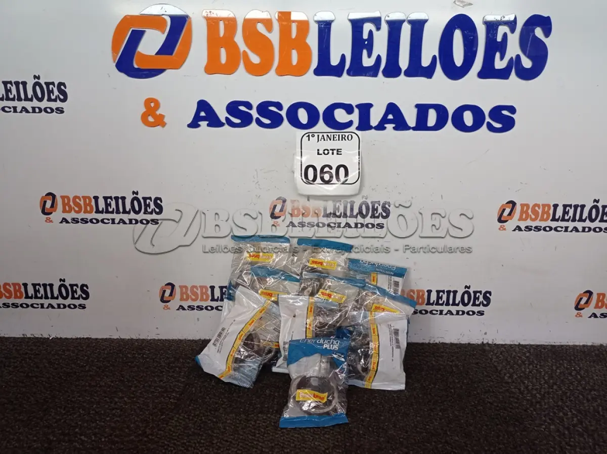 LOTE 060 - 01 LOTE C/VÁRIAS RESISTÊNCIAS P/CHUVEIRO MARCA ENERDUCHA MODELOS DIVERSOS (NOVO). (NO ESTADO) ATENÇÃO! FAZER A VISITAÇÃO ANTES DE ARREMATAR, NÃO SABEMOS SE FUNCIONA. LEILÃO NÃO TEM GARANTIA E NEM DEVOLUÇÃO, SUJEITO A POSSÍVEIS AVARIAS VISÍVEIS/OCULTAS E/OU AUSÊNCIA DE COMPONENTES.
