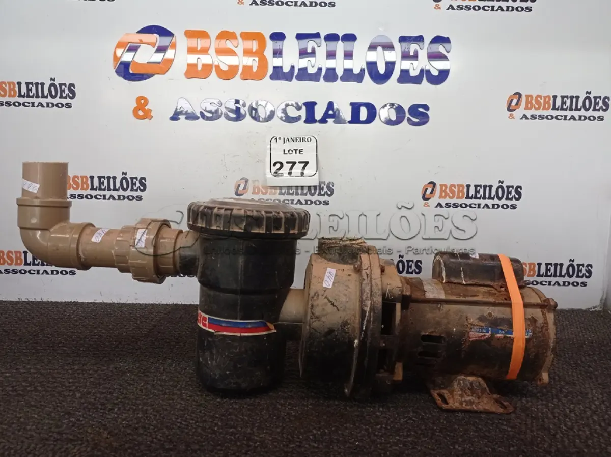 LOTE 277 - 01 MOTOR DE INDUÇÃO MONOFÁSICO COM PRÉ FILTRO E TERMÓSTATO MARCA ALBACETE. (NO ESTADO) ATENÇÃO! FAZER A VISITAÇÃO ANTES DE ARREMATAR, NÃO SABEMOS SE FUNCIONA. LEILÃO NÃO TEM GARANTIA E NEM DEVOLUÇÃO, SUJEITO A POSSÍVEIS AVARIAS VISÍVEIS/OCULTAS E/OU AUSÊNCIA DE COMPONENTES.