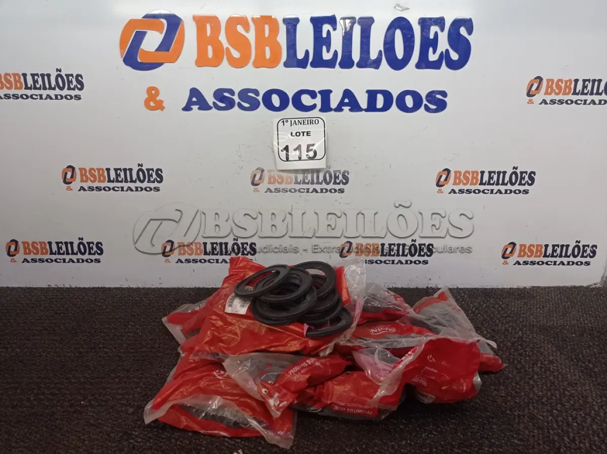 LOTE 115 - 01 LOTE COM 07 PACOTES DE ANEL DE VEDAÇÃO DE DIVERSOS MILÍMETROS E 06 PACOTES DE ADAPTADOR DE CAIXA D’ÁGUA. (NO ESTADO) ATENÇÃO! FAZER A VISITAÇÃO ANTES DE ARREMATAR, NÃO SABEMOS SE FUNCIONA. LEILÃO NÃO TEM GARANTIA E NEM DEVOLUÇÃO, SUJEITO A POSSÍVEIS AVARIAS VISÍVEIS/OCULTAS E/OU AUSÊNCIA DE COMPONENTES.