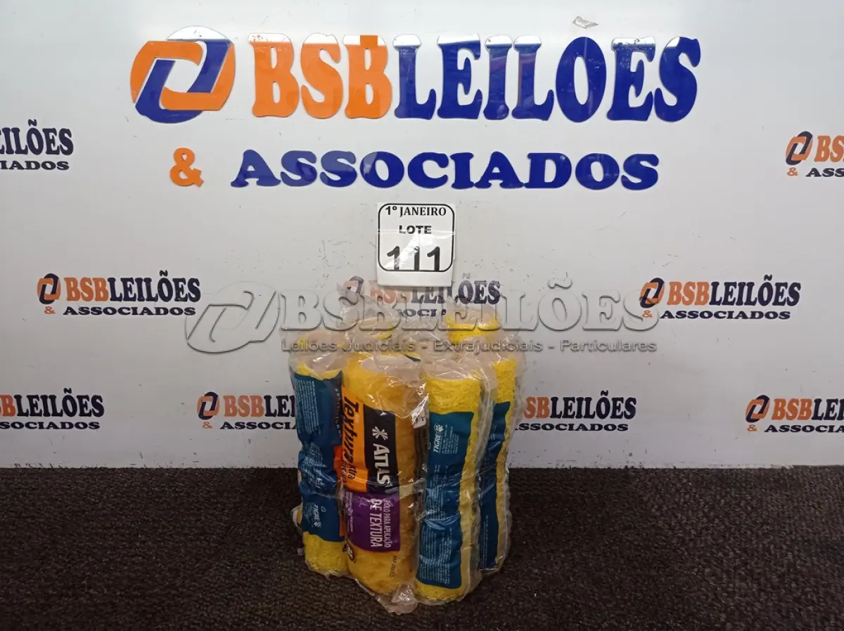 LOTE 111 - 10 ROLOS PARA TEXTURA MEDIA 9’’ DIVERSAS MARCAS. (NOVO). (NO ESTADO) ATENÇÃO! FAZER A VISITAÇÃO ANTES DE ARREMATAR, NÃO SABEMOS SE FUNCIONA. LEILÃO NÃO TEM GARANTIA E NEM DEVOLUÇÃO, SUJEITO A POSSÍVEIS AVARIAS VISÍVEIS/OCULTAS E/OU AUSÊNCIA DE COMPONENTES.