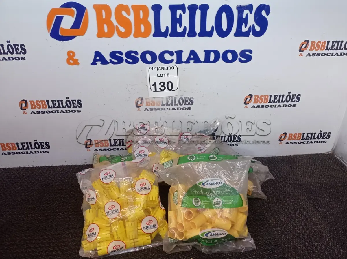 LOTE 130 - 01 LOTE COM LUVAS DE CONEXÃO HIDRÁULICAS DIVERSAS. (NOVO) (NO ESTADO) ATENÇÃO! FAZER A VISITAÇÃO ANTES DE ARREMATAR, NÃO SABEMOS SE FUNCIONA. LEILÃO NÃO TEM GARANTIA E NEM DEVOLUÇÃO, SUJEITO A POSSÍVEIS AVARIAS VISÍVEIS/OCULTAS E/OU AUSÊNCIA DE COMPONENTES.