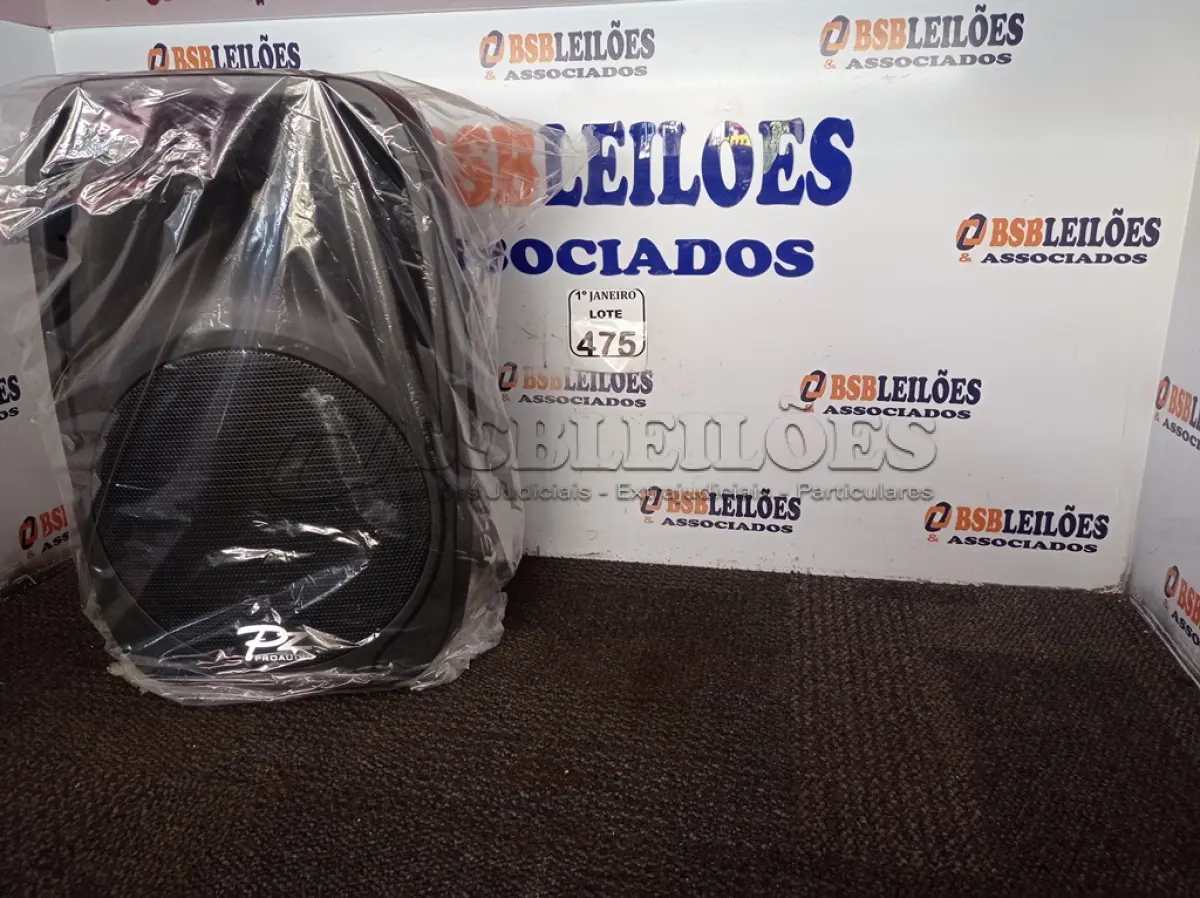 LOTE 475 - 01 CAIXA DE SOM MARCA PZ PRO ÁUDIO. (NO ESTADO) ATENÇÃO! FAZER A VISITAÇÃO ANTES DE ARREMATAR, NÃO SABEMOS SE FUNCIONA. LEILÃO NÃO TEM GARANTIA E NEM DEVOLUÇÃO, SUJEITO A POSSÍVEIS AVARIAS VISÍVEIS/OCULTAS E/OU AUSÊNCIA DE COMPONENTES.