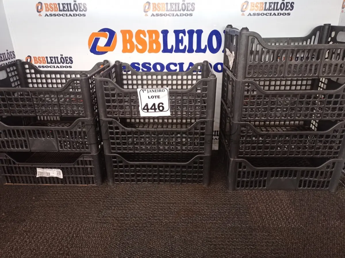 LOTE 446 - 10 CESTAS ORGANIZADORAS. (NO ESTADO) ATENÇÃO! FAZER A VISITAÇÃO ANTES DE ARREMATAR, NÃO SABEMOS SE FUNCIONA. LEILÃO NÃO TEM GARANTIA E NEM DEVOLUÇÃO, SUJEITO A POSSÍVEIS AVARIAS VISÍVEIS/OCULTAS E/OU AUSÊNCIA DE COMPONENTES.