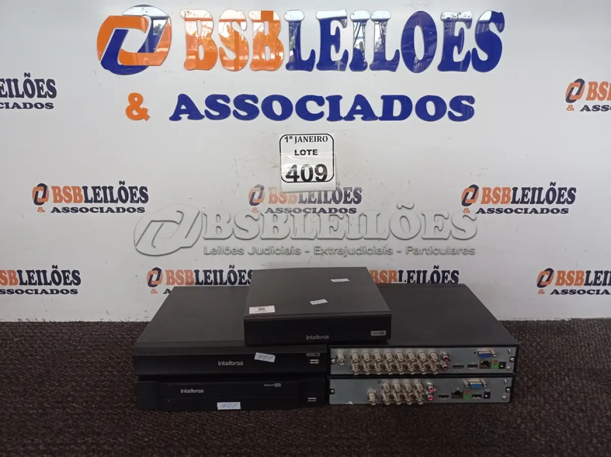 LOTE 409 - 05 DDR’S MARCA INTELBRÁS P/RETIRADA DE PEÇAS. (NO ESTADO) ATENÇÃO! FAZER A VISITAÇÃO ANTES DE ARREMATAR, NÃO SABEMOS SE FUNCIONA. LEILÃO NÃO TEM GARANTIA E NEM DEVOLUÇÃO, SUJEITO A POSSÍVEIS AVARIAS VISÍVEIS/OCULTAS E/OU AUSÊNCIA DE COMPONENTES.