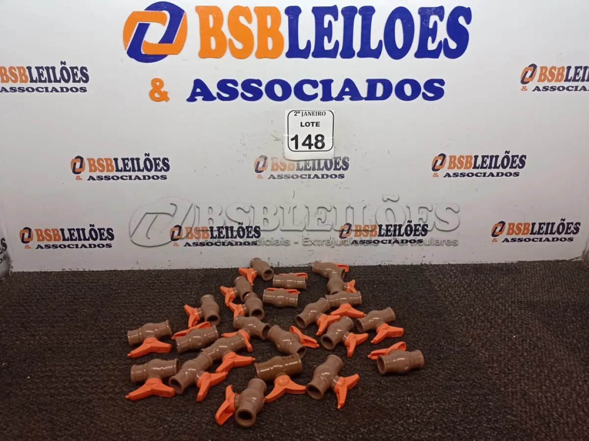 LOTE 148 - 01 LOTE C/DIVERSOS REGISTROS ESFERA BORBOLETA SOLDÁVEL MARROM 20MM(NOVO). (NO ESTADO) ATENÇÃO! FAZER A VISITAÇÃO ANTES DE ARREMATAR, NÃO SABEMOS SE FUNCIONA. LEILÃO NÃO TEM GARANTIA E NEM DEVOLUÇÃO, SUJEITO A POSSÍVEIS AVARIAS VISÍVEIS/OCULTAS E/OU AUSÊNCIA DE COMPONENTES.