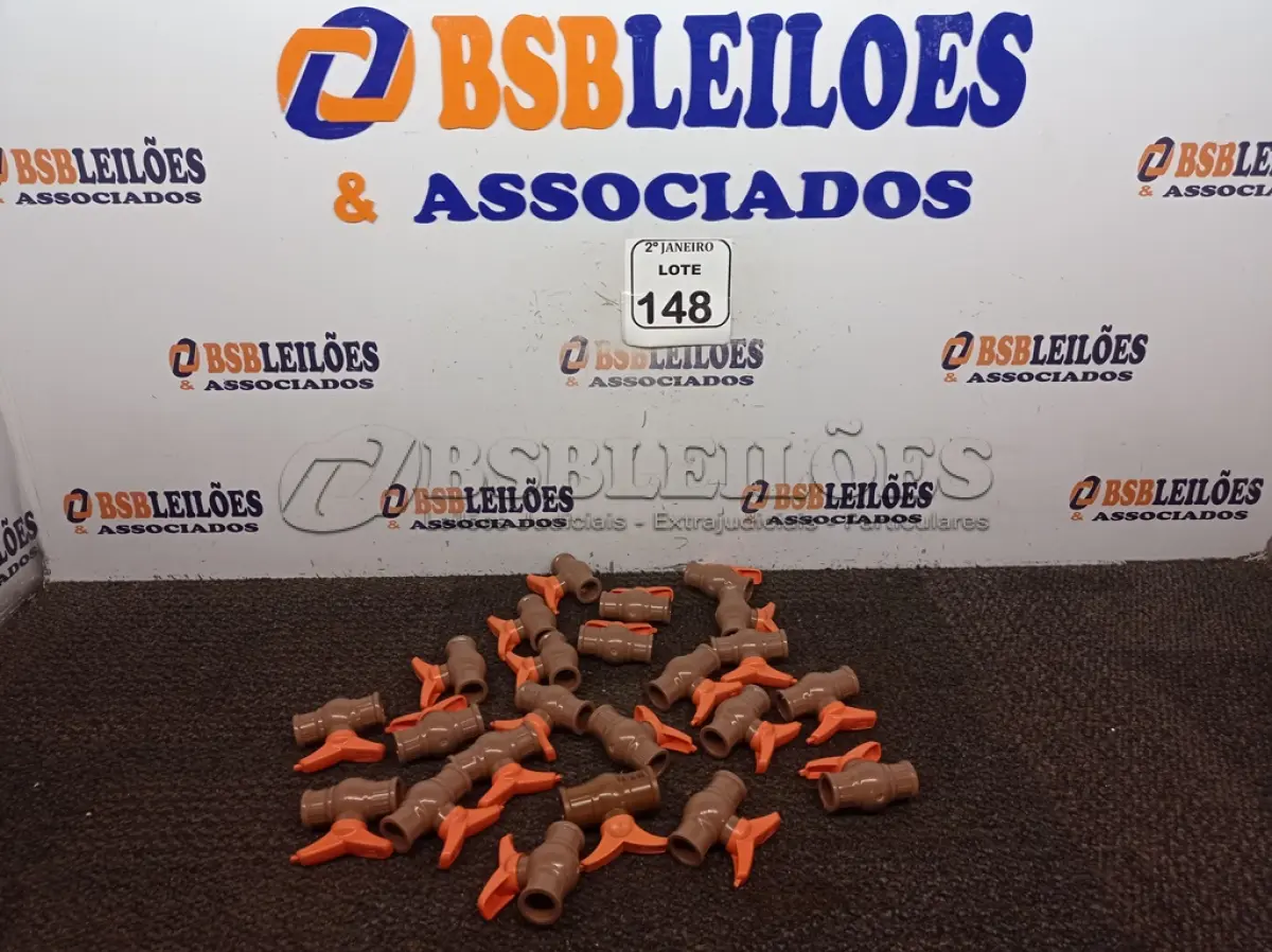 LOTE 148 - 01 LOTE C/DIVERSOS REGISTROS ESFERA BORBOLETA SOLDÁVEL MARROM 20MM(NOVO). (NO ESTADO) ATENÇÃO! FAZER A VISITAÇÃO ANTES DE ARREMATAR, NÃO SABEMOS SE FUNCIONA. LEILÃO NÃO TEM GARANTIA E NEM DEVOLUÇÃO, SUJEITO A POSSÍVEIS AVARIAS VISÍVEIS/OCULTAS E/OU AUSÊNCIA DE COMPONENTES.