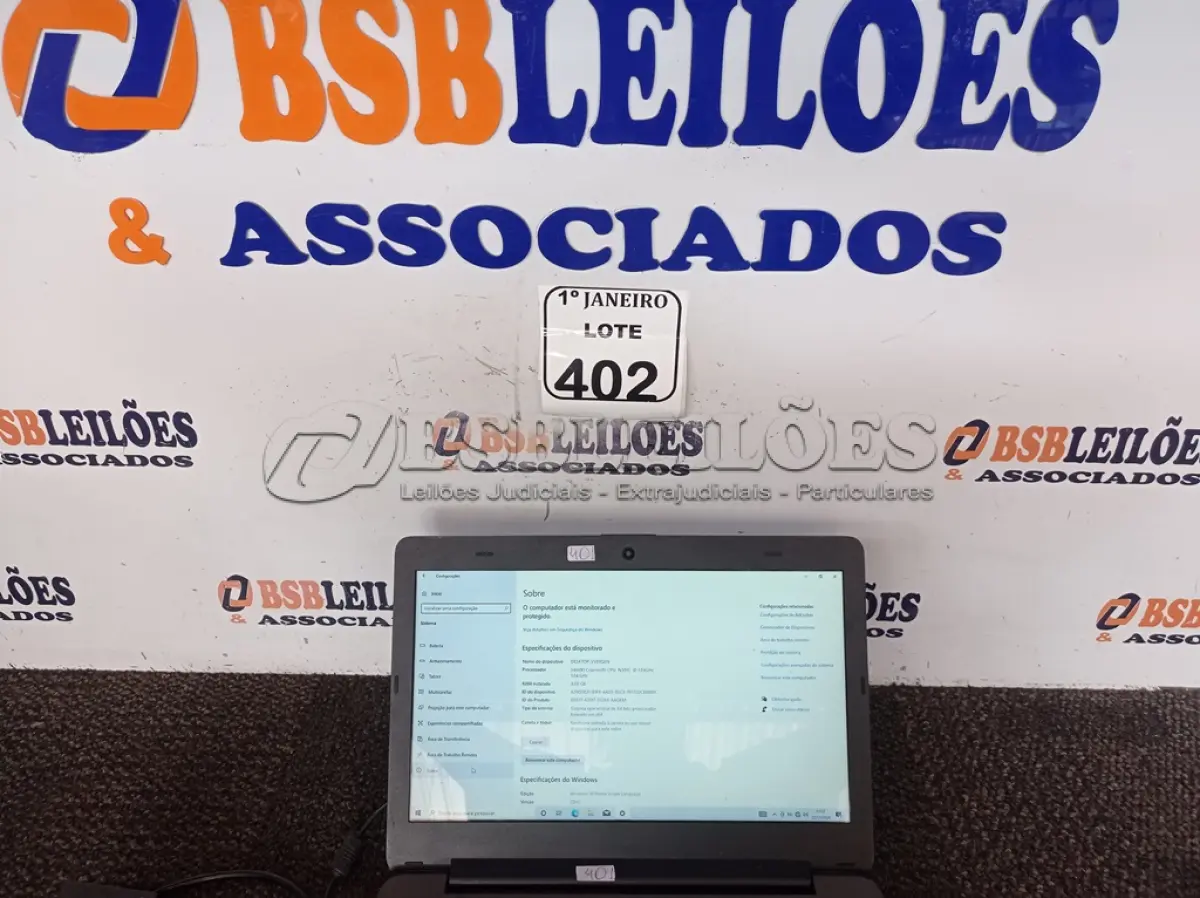 LOTE 402 - 01 NOTEBOOK C/FONTE MARCA LOGIN. (NO ESTADO) ATENÇÃO! FAZER A VISITAÇÃO ANTES DE ARREMATAR, NÃO SABEMOS SE FUNCIONA. LEILÃO NÃO TEM GARANTIA E NEM DEVOLUÇÃO, SUJEITO A POSSÍVEIS AVARIAS VISÍVEIS/OCULTAS E/OU AUSÊNCIA DE COMPONENTES.