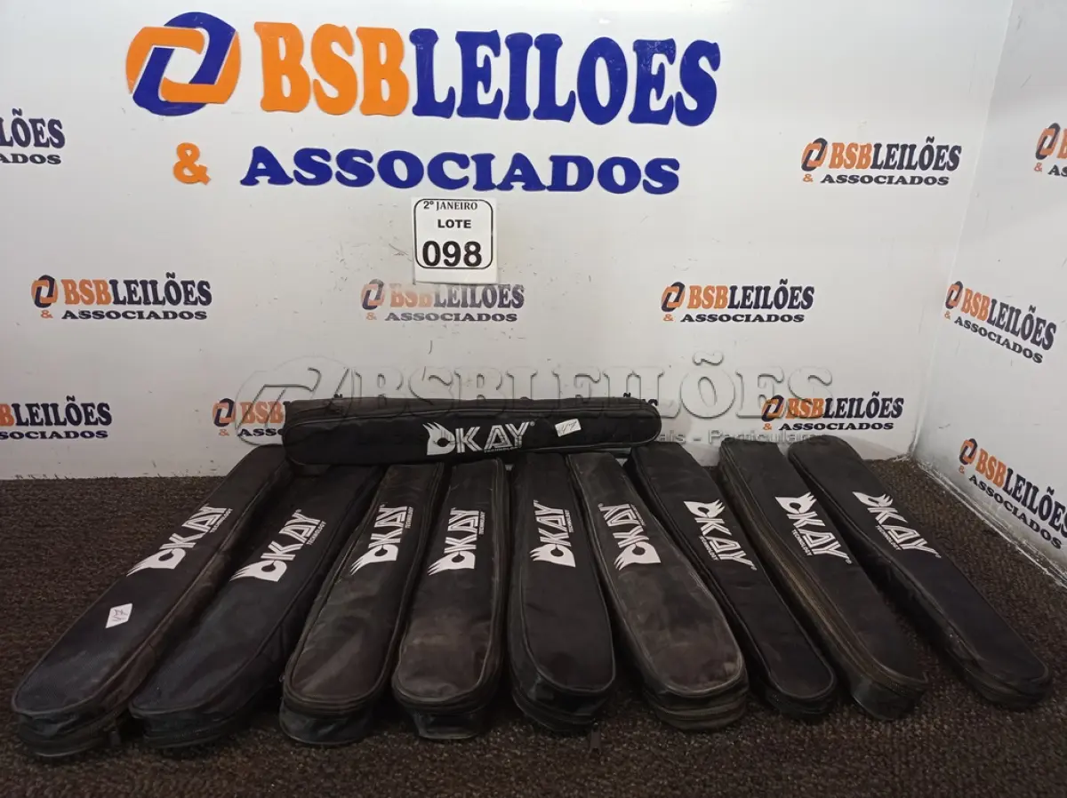 LOTE 098 - 10 DETECTORES DE METAIS KAY. (NO ESTADO) ATENÇÃO! FAZER A VISITAÇÃO ANTES DE ARREMATAR, NÃO SABEMOS SE FUNCIONA. LEILÃO NÃO TEM GARANTIA E NEM DEVOLUÇÃO, SUJEITO A POSSÍVEIS AVARIAS VISÍVEIS/OCULTAS E/OU AUSÊNCIA DE COMPONENTES.