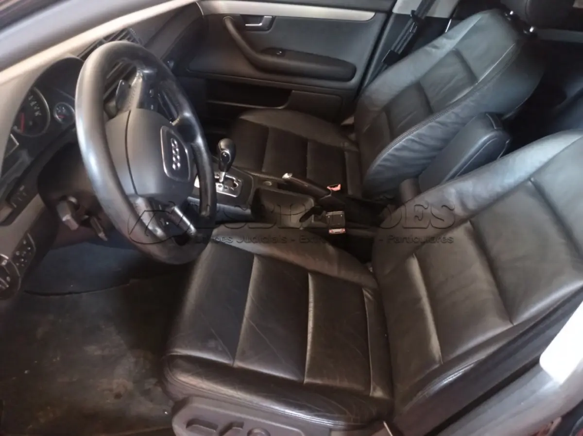 LOTE 310 - AUDI A4 2.0 TFSI 2006, MULTITRONIC, TETO SOLAR, DIFUSOR DE ESCAPAMENTO, RODAS ARO 19 COMANDO DE ESCAPE QUEBRADO. (NO ESTADO)