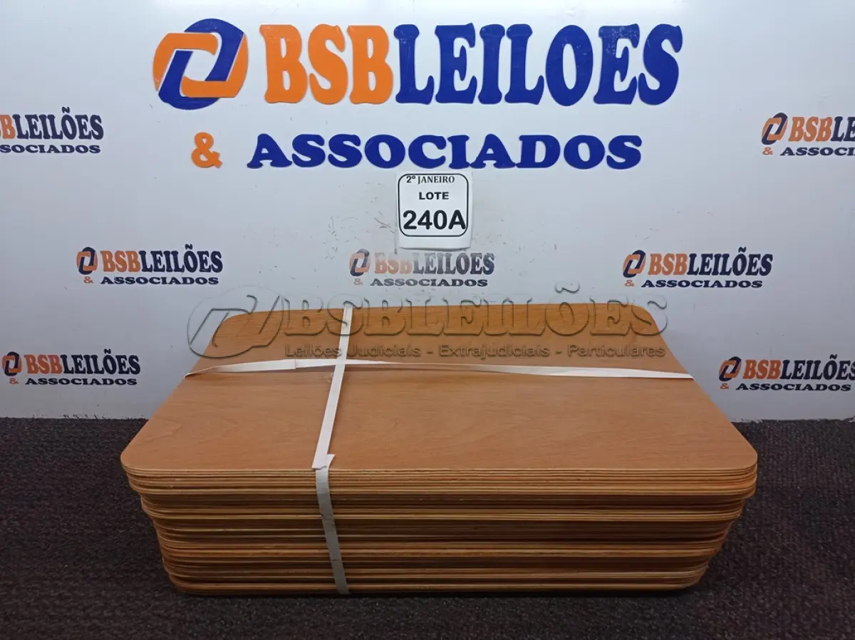 LOTE 240 - 10 TÁBUAS EMBALADAS SEM USO (NO ESTADO) ATENÇÃO! FAZER A VISITAÇÃO ANTES DE ARREMATAR, NÃO SABEMOS SE FUNCIONA. LEILÃO NÃO TEM GARANTIA E NEM DEVOLUÇÃO, SUJEITO A POSSÍVEIS AVARIAS VISÍVEIS/OCULTAS E/OU AUSÊNCIA DE COMPONENTES.