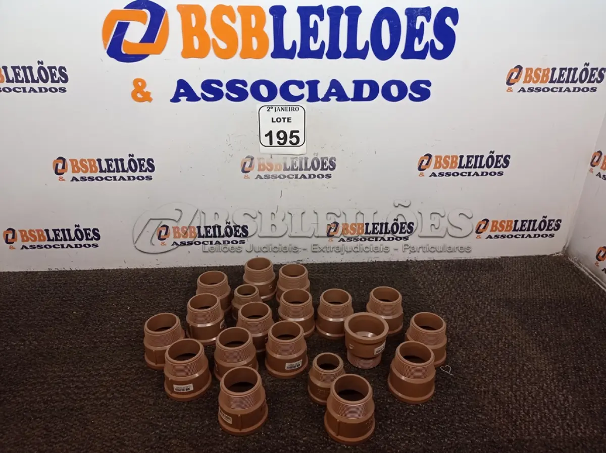 LOTE 195 - 01 LOTE COM ADAPTADORES SOLD CURTO 60MM. (NO ESTADO) ATENÇÃO! FAZER A VISITAÇÃO ANTES DE ARREMATAR, NÃO SABEMOS SE FUNCIONA. LEILÃO NÃO TEM GARANTIA E NEM DEVOLUÇÃO, SUJEITO A POSSÍVEIS AVARIAS VISÍVEIS/OCULTAS E/OU AUSÊNCIA DE COMPONENTES.