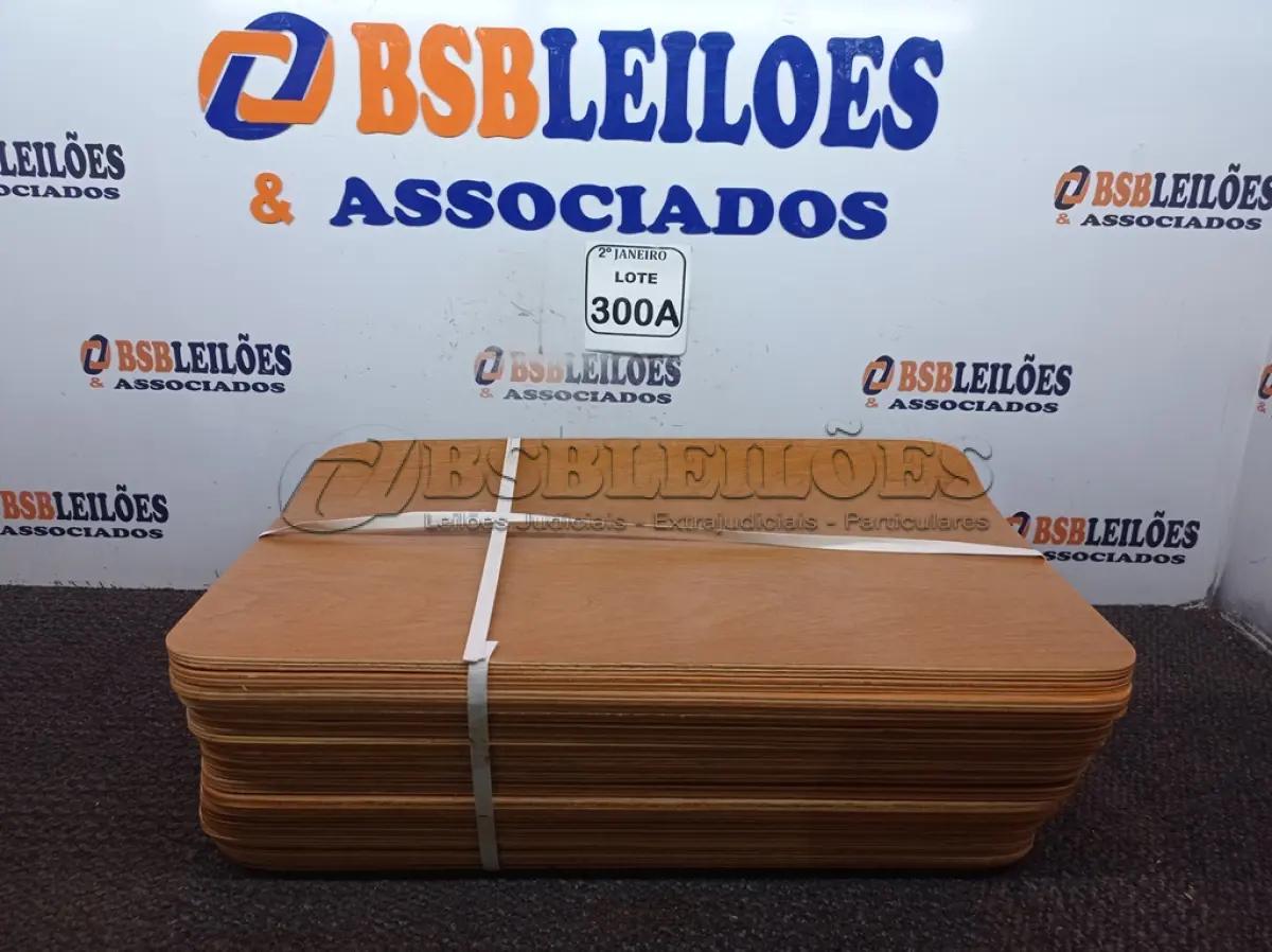 LOTE 300 - 10 TÁBUAS EMBALADAS SEM USO (NO ESTADO) ATENÇÃO! FAZER A VISITAÇÃO ANTES DE ARREMATAR, NÃO SABEMOS SE FUNCIONA. LEILÃO NÃO TEM GARANTIA E NEM DEVOLUÇÃO, SUJEITO A POSSÍVEIS AVARIAS VISÍVEIS/OCULTAS E/OU AUSÊNCIA DE COMPONENTES.