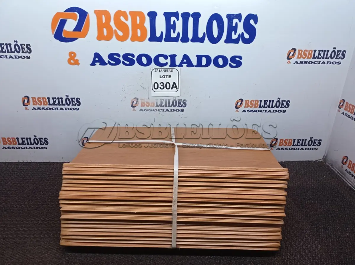 LOTE 030 - 10 TÁBUAS EMBALADAS SEM USO (NO ESTADO) ATENÇÃO! FAZER A VISITAÇÃO ANTES DE ARREMATAR, NÃO SABEMOS SE FUNCIONA. LEILÃO NÃO TEM GARANTIA E NEM DEVOLUÇÃO, SUJEITO A POSSÍVEIS AVARIAS VISÍVEIS/OCULTAS E/OU AUSÊNCIA DE COMPONENTES.