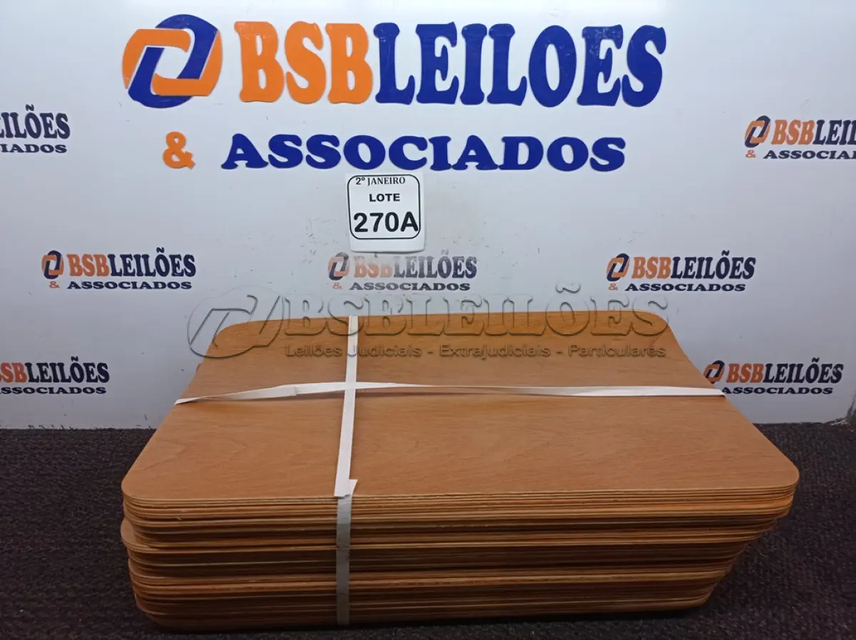 LOTE 270 - 10 TÁBUAS EMBALADAS SEM USO (NO ESTADO) ATENÇÃO! FAZER A VISITAÇÃO ANTES DE ARREMATAR, NÃO SABEMOS SE FUNCIONA. LEILÃO NÃO TEM GARANTIA E NEM DEVOLUÇÃO, SUJEITO A POSSÍVEIS AVARIAS VISÍVEIS/OCULTAS E/OU AUSÊNCIA DE COMPONENTES.