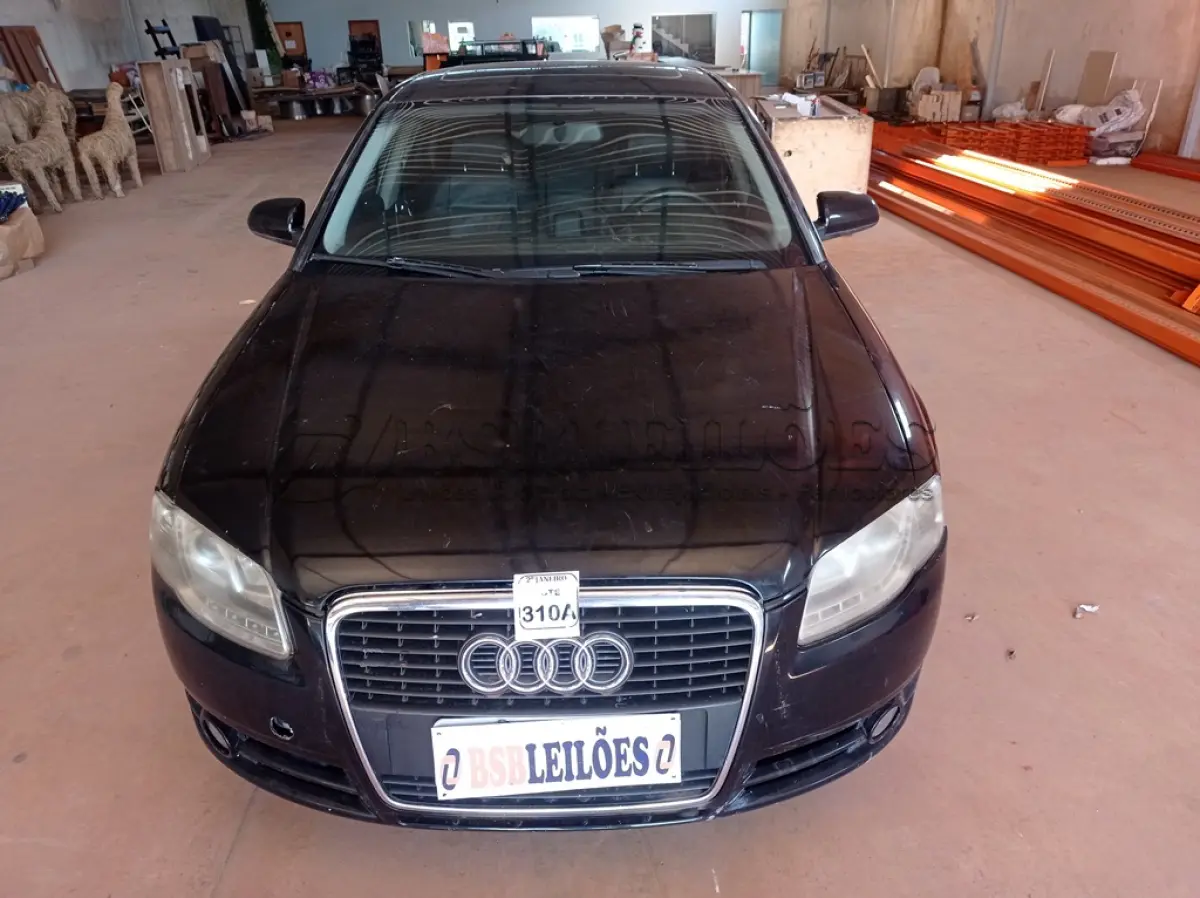 LOTE 310 - AUDI A4 2.0 TFSI 2006, MULTITRONIC, TETO SOLAR, DIFUSOR DE ESCAPAMENTO, RODAS ARO 19 COMANDO DE ESCAPE QUEBRADO. (NO ESTADO)