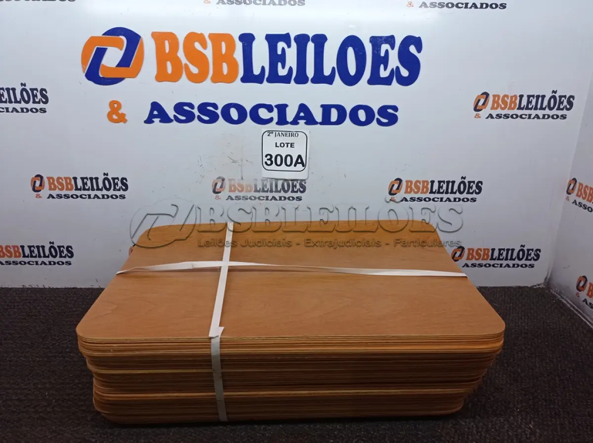 LOTE 300 - 10 TÁBUAS EMBALADAS SEM USO (NO ESTADO) ATENÇÃO! FAZER A VISITAÇÃO ANTES DE ARREMATAR, NÃO SABEMOS SE FUNCIONA. LEILÃO NÃO TEM GARANTIA E NEM DEVOLUÇÃO, SUJEITO A POSSÍVEIS AVARIAS VISÍVEIS/OCULTAS E/OU AUSÊNCIA DE COMPONENTES.
