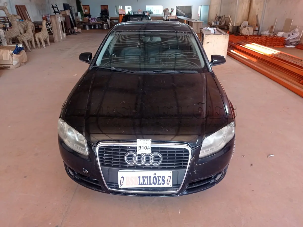 LOTE 310 - AUDI A4 2.0 TFSI 2006, MULTITRONIC, TETO SOLAR, DIFUSOR DE ESCAPAMENTO, RODAS ARO 19 COMANDO DE ESCAPE QUEBRADO. (NO ESTADO)
