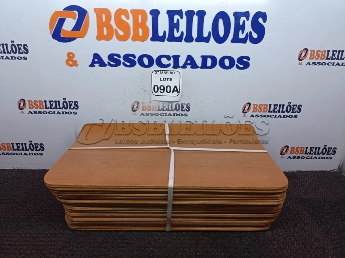 LOTE 090 - 10 TÁBUAS EMBALADAS SEM USO (NO ESTADO) ATENÇÃO! FAZER A VISITAÇÃO ANTES DE ARREMATAR, NÃO SABEMOS SE FUNCIONA. LEILÃO NÃO TEM GARANTIA E NEM DEVOLUÇÃO, SUJEITO A POSSÍVEIS AVARIAS VISÍVEIS/OCULTAS E/OU AUSÊNCIA DE COMPONENTES.