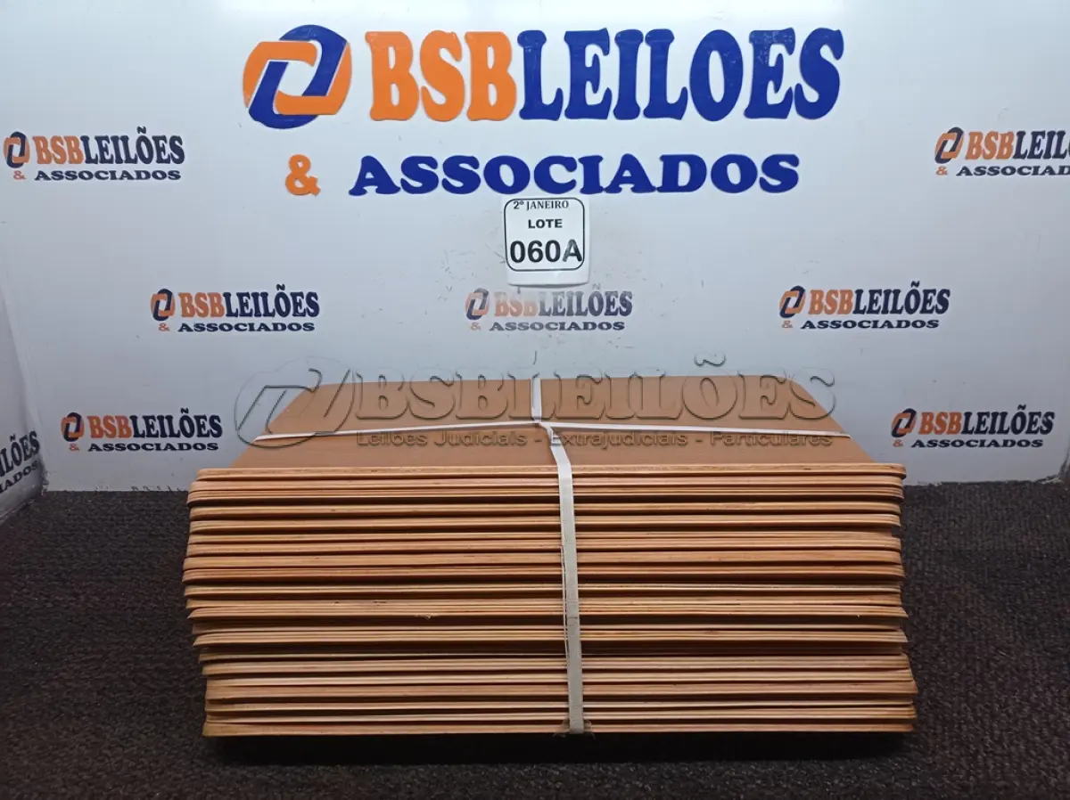 LOTE 060 - 10 TÁBUAS EMBALADAS SEM USO (NO ESTADO) ATENÇÃO! FAZER A VISITAÇÃO ANTES DE ARREMATAR, NÃO SABEMOS SE FUNCIONA. LEILÃO NÃO TEM GARANTIA E NEM DEVOLUÇÃO, SUJEITO A POSSÍVEIS AVARIAS VISÍVEIS/OCULTAS E/OU AUSÊNCIA DE COMPONENTES.