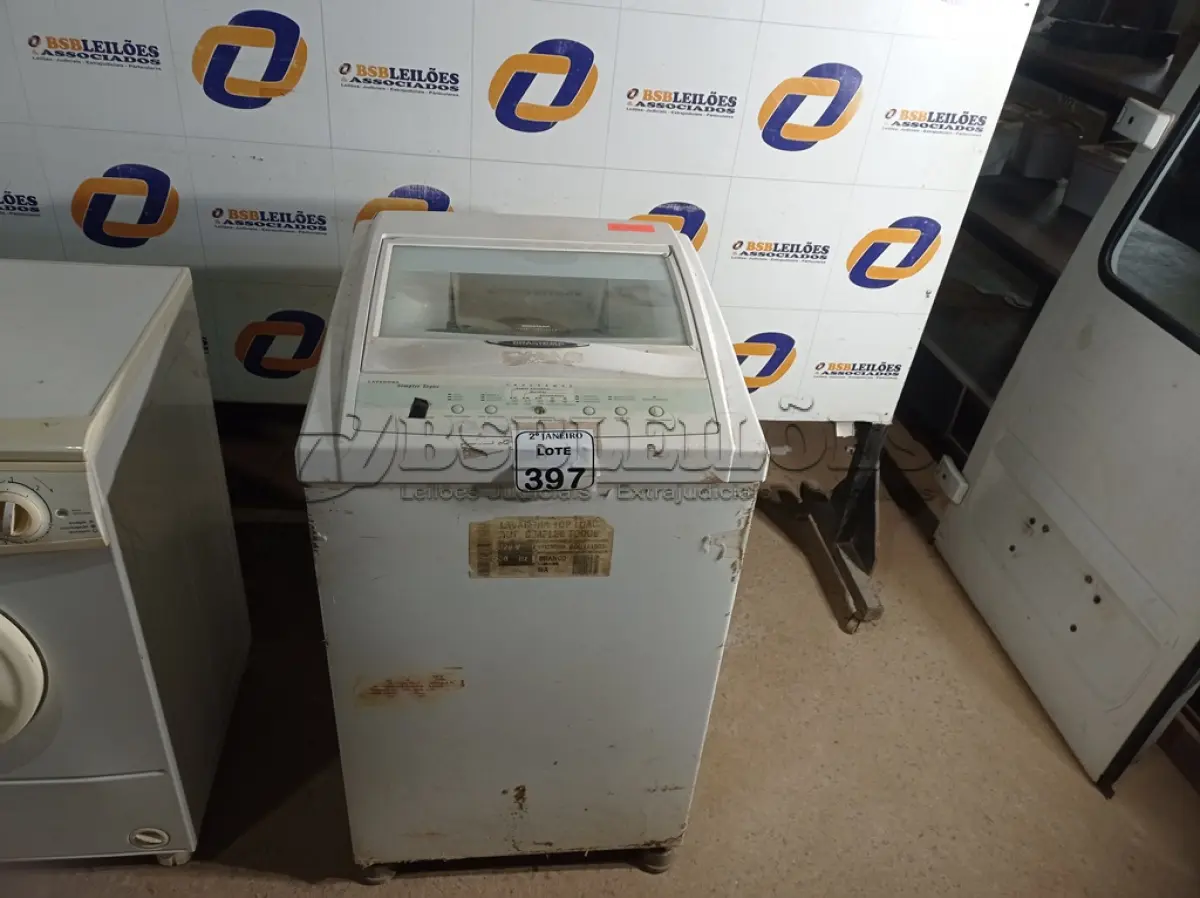 LOTE 397 - 01 MÁQUINA DE LAVAR ROUPAS BRASTEMP 06KG E 01 FOGÃO 04 BOCAS. (NO ESTADO) ATENÇÃO! FAZER A VISITAÇÃO ANTES DE ARREMATAR, NÃO SABEMOS SE FUNCIONA. LEILÃO NÃO TEM GARANTIA E NEM DEVOLUÇÃO, SUJEITO A POSSÍVEIS AVARIAS VISÍVEIS/OCULTAS E/OU AUSÊNCIA DE COMPONENTES.