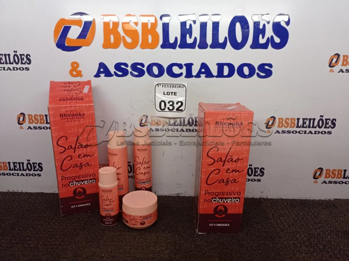 LOTE 032 - 02 KITS SALÃO EM CASA – PROGRESSIVA NO CHUVEIRO RHENUKS. (NO ESTADO) ATENÇÃO! FAZER A VISITAÇÃO ANTES DE ARREMATAR, NÃO SABEMOS SE FUNCIONA. LEILÃO NÃO TEM GARANTIA E NEM DEVOLUÇÃO, SUJEITO A POSSÍVEIS AVARIAS VISÍVEIS/OCULTAS E/OU AUSÊNCIA DE COMPONENTES.