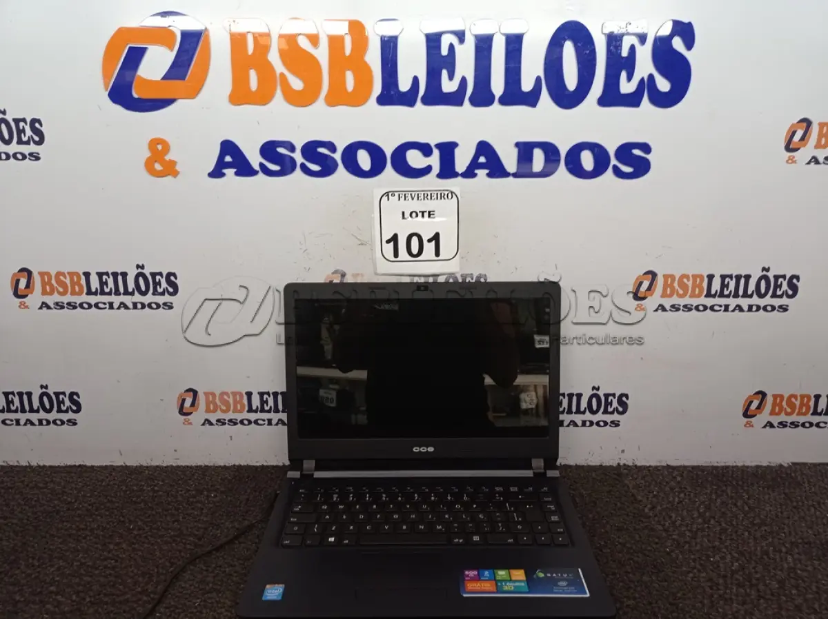 LOTE 101 - 01 NOTEBOOK ULTRA THIN U25L+ MODELO 705004334 MARCA CCE SEM FONTE. (NO ESTADO) ATENÇÃO! FAZER A VISITAÇÃO ANTES DE ARREMATAR, NÃO SABEMOS SE FUNCIONA. LEILÃO NÃO TEM GARANTIA E NEM DEVOLUÇÃO, SUJEITO A POSSÍVEIS AVARIAS VISÍVEIS/OCULTAS E/OU AUSÊNCIA DE COMPONENTES.