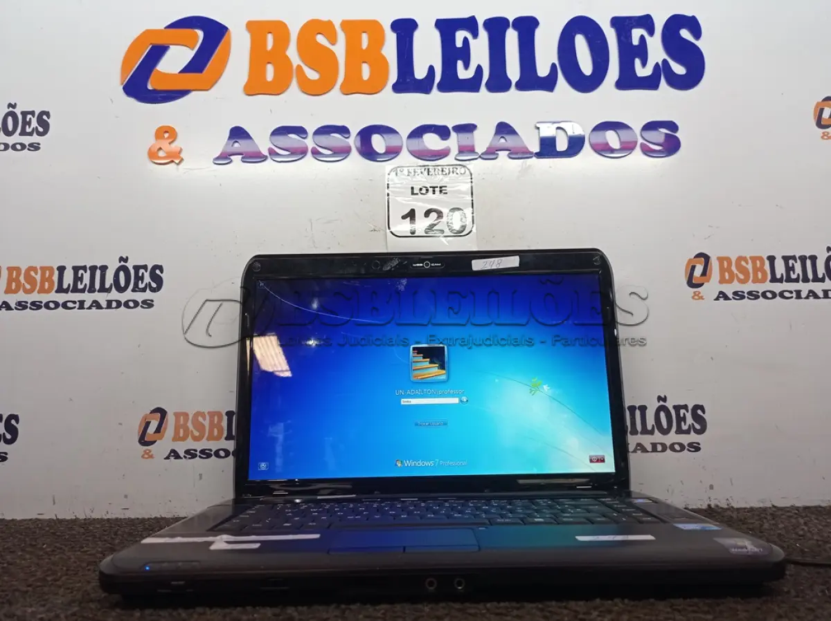 LOTE 120 - 01 NOTEBOOK MARCA DATEN MODELO DT02M5 SEM FONTE. (NO ESTADO) ATENÇÃO! FAZER A VISITAÇÃO ANTES DE ARREMATAR, NÃO SABEMOS SE FUNCIONA. LEILÃO NÃO TEM GARANTIA E NEM DEVOLUÇÃO, SUJEITO A POSSÍVEIS AVARIAS VISÍVEIS/OCULTAS E/OU AUSÊNCIA DE COMPONENTES.
